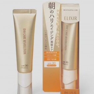 資生堂 ELIXIR (金裝) 防曬.隔離.美白 防曬乳 SPF 30 PA+++ 